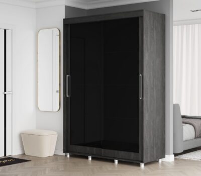 Комфорт 12 Прайм BLACK EDITION 1.5 Шкаф-купе 11 Best Мебель Камышин