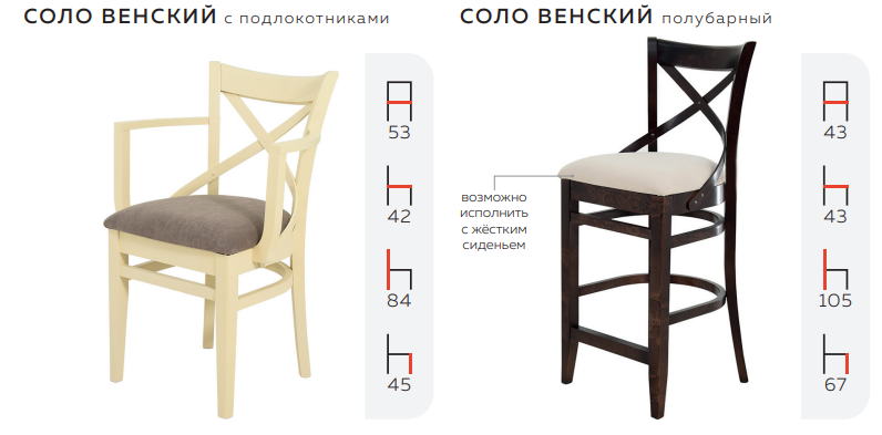 Соло Венский Стул 6 Аврора Best Мебель Камышин
